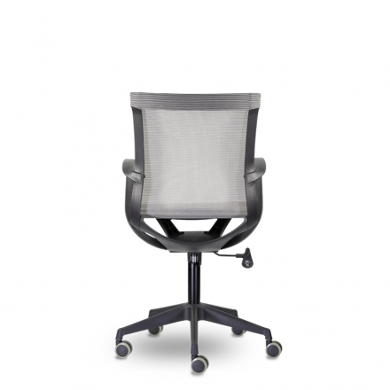 Кресло М-805 Йота/Yota black PL TC-02 (серый) Кресло М-805 Йота/Yota black PL TC-02 (серый)