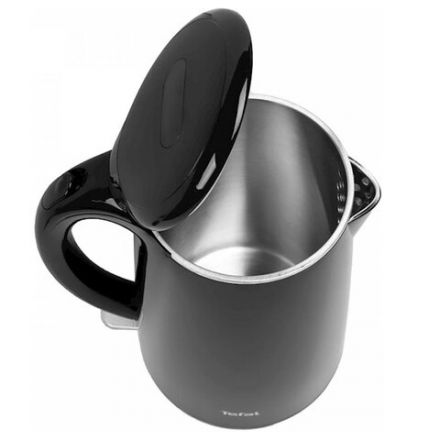 Чайник TEFAL KO260830, 1,7 л, 2150 Вт, закрытый нагревательный элемент, двойные стенки, пластик, черный, 7211002465 Чайник TEFAL KO260830, 1,7 л, 2150 Вт, закрытый нагревательный элемент, двойные стенки, пластик, черный, 7211002465