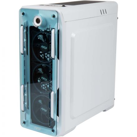 Корпус Hiper OW белый без БП ATX 2x120mm 2xUSB2.0 1xUSB3.0