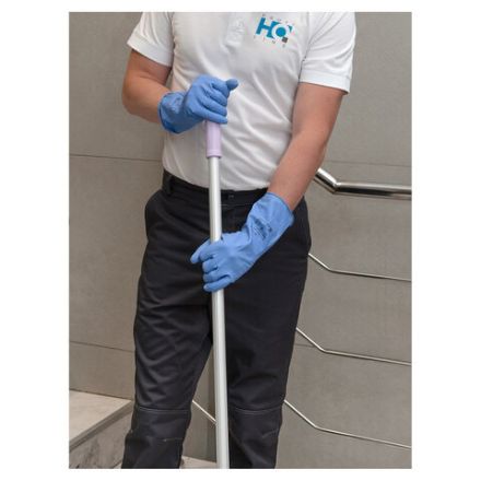 Перчатки латексные КЩС, сверхпрочные, плотные, хлопковое напыление, размер 7, S (малый), синие, HQ Profiline, 74733 Перчатки латексные КЩС, сверхпрочные, плотные, хлопковое напыление, размер 7, S (малый), синие, HQ Profiline, 74733