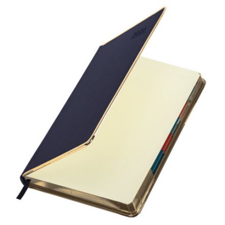Ежедневник датированный 2026 А5 148х218 мм, GALANT "Infinity Gold", под кожу, темно-синий, 117503 Ежедневник датированный 2026 А5 148х218 мм, GALANT "Infinity Gold", под кожу, темно-синий, 117503