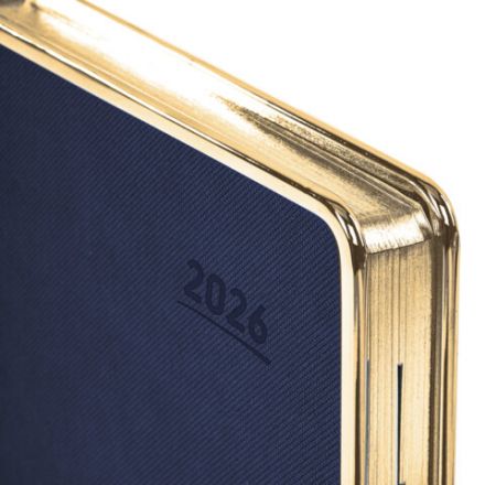 Ежедневник датированный 2026 А5 148х218 мм, GALANT "Infinity Gold", под кожу, темно-синий, 117503 Ежедневник датированный 2026 А5 148х218 мм, GALANT "Infinity Gold", под кожу, темно-синий, 117503