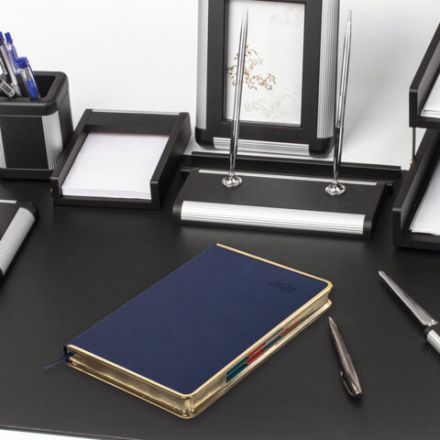 Ежедневник датированный 2026 А5 148х218 мм, GALANT "Infinity Gold", под кожу, темно-синий, 117503 Ежедневник датированный 2026 А5 148х218 мм, GALANT "Infinity Gold", под кожу, темно-синий, 117503