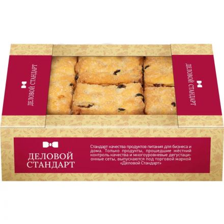Печенье сдобное Деловой Стандарт с изюмом, 500г