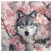 Календарь настенный перекидной на скрепке, 290*290 мм 6л. BG "Лесные обитатели", 2026г.