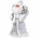 Фигурка НГ Дед Мороз В серебристой шубке(ПВХ,полиэст)15,5x8,5x31,5см,.90704