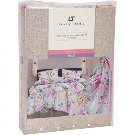 Постельное белье Евро бязь набивная 120г/м2 (нав.70х70 2шт.), Акварель Постельное белье Евро бязь набивная 120г/м2 (нав.70х70 2шт.), Акварель