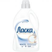 Жидкость для стирки Ласка для белого 3л Жидкость для стирки Ласка для белого 3л
