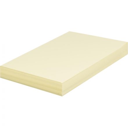 Бумага цветная Комус CP (А3,80г,желтый пастель YE23) пачка 500л Бумага цветная Комус CP (А3,80г,желтый пастель YE23) пачка 500л