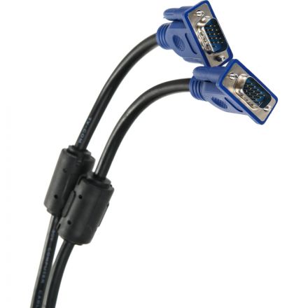 Кабель SVGA, M/M, 10 м, 2 фильтра, TV-COM, (QCG120H-10M) Кабель SVGA, M/M, 10 м, 2 фильтра, TV-COM, (QCG120H-10M)