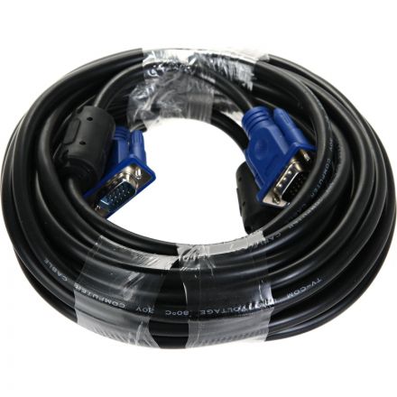 Кабель SVGA, M/M, 10 м, 2 фильтра, TV-COM, (QCG120H-10M) Кабель SVGA, M/M, 10 м, 2 фильтра, TV-COM, (QCG120H-10M)
