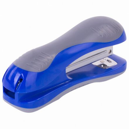 Степлер №24/6, 26/6 BRAUBERG "JET", до 25 листов, эргономичный, сине-серый, 229689 Степлер №24/6, 26/6 BRAUBERG "JET", до 25 листов, эргономичный, сине-серый, 229689