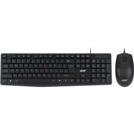 Набор клавиатура+мышь Acer OMW141 кл/мышь:черный USB (ZL.MCEEE.01M)