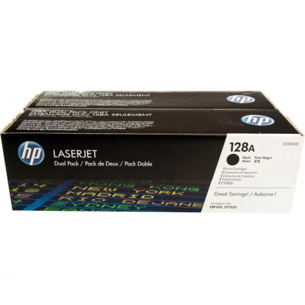 Картридж лазерный HP 128A CE320AD чер. для СLJ CP1525/CM1415 (2шт/уп) Картридж лазерный HP 128A CE320AD чер. для СLJ CP1525/CM1415 (2шт/уп)