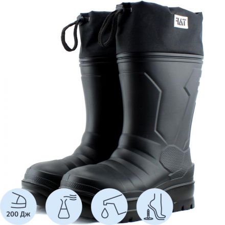 Сапоги Д353-КЩСНУ FS IceLand ЭВА с КП и АС ПУ черн с надст утепл (р.44)