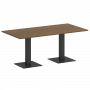 Home Office Стол прямоугольный VR.SP-5-180.2 Орех/Антрацит металл 1800*900*750