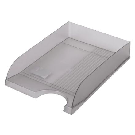 Лоток горизонтальный для бумаг BRAUBERG "Standard", 350х253х65 мм, тонированный серый, 238348 Лоток горизонтальный для бумаг BRAUBERG "Standard", 350х253х65 мм, тонированный серый, 238348
