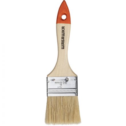 Кисть плоская Шабашка  №2 /50,8 мм дерев.ручка 45971
