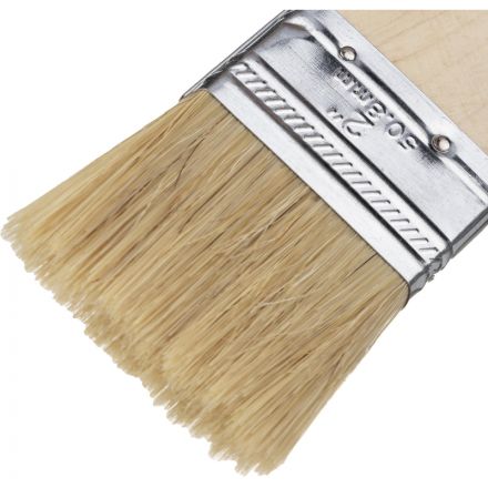 Кисть плоская Шабашка  №2 /50,8 мм дерев.ручка 45971