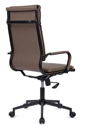 Кресло Хьюго RCH 6003-1SEB Коричневый/Металл Черный Кресло Хьюго RCH 6003-1SEB Коричневый/Металл Черный