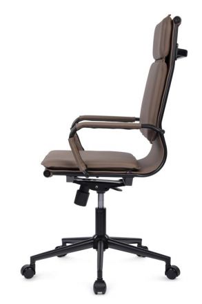 Кресло Хьюго RCH 6003-1SEB Коричневый/Металл Черный Кресло Хьюго RCH 6003-1SEB Коричневый/Металл Черный