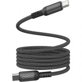 Кабель PERO DC15 ULTIMATE PD Type-C to Type-C, магнитный, 60W, 1.2m, Black Кабель PERO DC15 ULTIMATE PD Type-C to Type-C, магнитный, 60W, 1.2m, Black