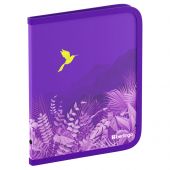 Папка на молнии Berlingo "Flower Art" А5+, 600мкм, с рисунком Папка на молнии Berlingo "Flower Art" А5+, 600мкм, с рисунком