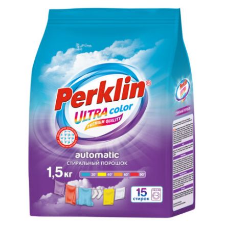 Стиральный порошок автомат 1,5 кг PERKLIN (ПЕРКЛИН) ULTRA "Color", УЛУЧШЕННАЯ ФОРМУЛА, универсальный, 700605 Стиральный порошок автомат 1,5 кг PERKLIN (ПЕРКЛИН) ULTRA "Color", УЛУЧШЕННАЯ ФОРМУЛА, универсальный, 700605