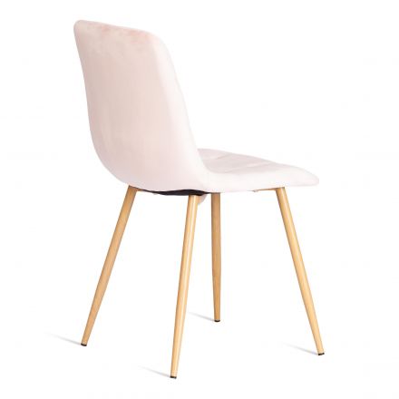Стул CHILLY (mod. 7094-1) / 1 шт. в упаковке вельвет/металл, 44,5х52,5х86 см, pink (розовый) HLR39 / натуральный Стул CHILLY (mod. 7094-1) / 1 шт. в упаковке вельвет/металл, 44,5х52,5х86 см, pink (розовый) HLR39 / натуральный