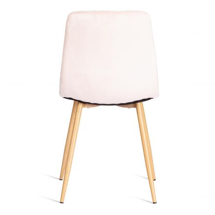 Стул CHILLY (mod. 7094-1) / 1 шт. в упаковке вельвет/металл, 44,5х52,5х86 см, pink (розовый) HLR39 / натуральный Стул CHILLY (mod. 7094-1) / 1 шт. в упаковке вельвет/металл, 44,5х52,5х86 см, pink (розовый) HLR39 / натуральный