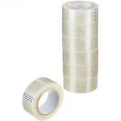 Клейкая лента упаковочная 48мм х 132м, прозрачная, 45мкм, 54шт/уп Клейкая лента упаковочная 48мм х 132м, прозрачная, 45мкм, 54шт/уп
