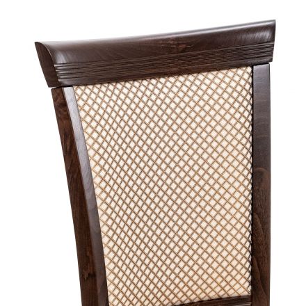 Стул Leset Монтана, Орех шоколадный, Атина золотой, Ткань Жаккард Стул Leset Монтана, Орех шоколадный, Атина золотой, Ткань Жаккард