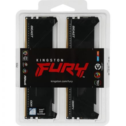 Модуль памяти Kingston DDR4 DIMM 64Gb(2x32Gb)3200Мгц(KF432C16BB2AK2/64)