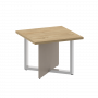 Shift Стол журнальный, квадратный SK.SG-KV-60 Тиквуд светлый/Капучино 600*600*450