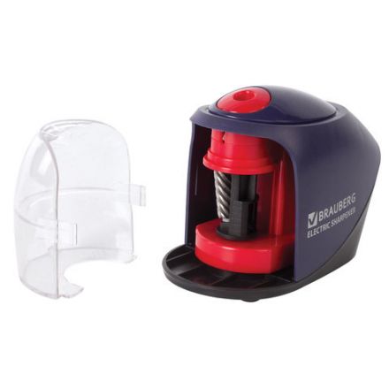 Точилка электрическая BRAUBERG "Delta", питание от 4 батареек АА, спиралевидное лезвие, 228421 Точилка электрическая BRAUBERG "Delta", питание от 4 батареек АА, спиралевидное лезвие, 228421