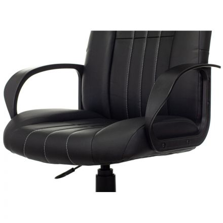 Кресло VB_Echair-658 PU кожзам черный пластик