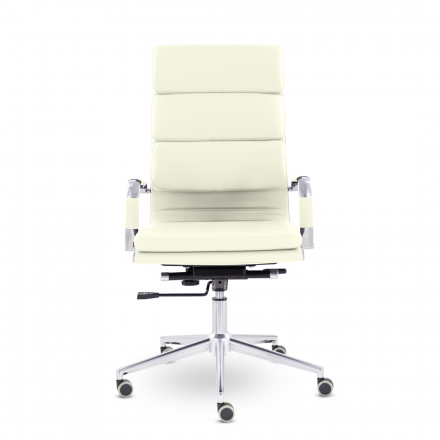 Кресло СН-303 Кайман Трио В soft2 хром Ср S-0427 (слоновая кость) Кресло СН-303 Кайман Трио В soft2 хром Ср S-0427 (слоновая кость)