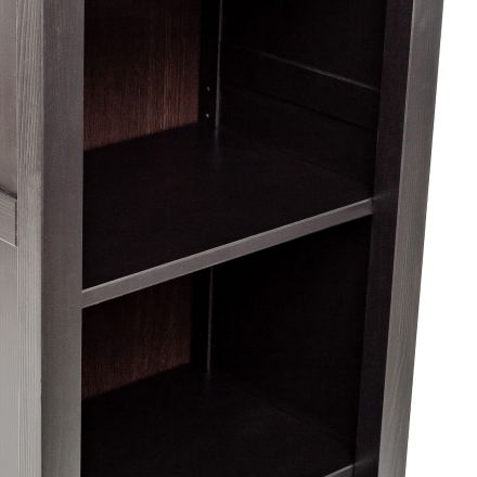 Leset Стеллаж "Мира" 490 (Стеллаж 490), Чёрный