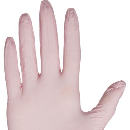 Перчатки нитрил, н/c, н/о, текстур, Benovy (L) 50п/уп, розовый Перчатки нитрил, н/c, н/о, текстур, Benovy (L) 50п/уп, розовый