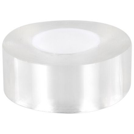 Многоразовая двухсторонняя прозрачная крепежная лента, скотч NANO tape, 5 м x 3 см, толщина 1 мм, WBZ (ВБЗ), 700426 Многоразовая двухсторонняя прозрачная крепежная лента, скотч NANO tape, 5 м x 3 см, толщина 1 мм, WBZ (ВБЗ), 700426