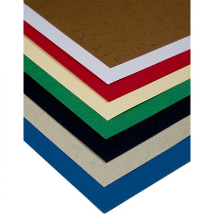 Обложки для переплета картонные ProfiOffice A4 270 г/кв.м синие текстура кожа (100 штук в упаковке)