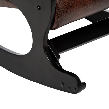 Кресло-качалка Модель 44, Венге, Antik crocodile, Экокожа