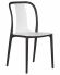 Стул обеденный DOBRIN ADAM, черный/белый Стул обеденный DOBRIN ADAM, черный/белый