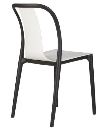 Стул обеденный DOBRIN ADAM, черный/белый Стул обеденный DOBRIN ADAM, черный/белый