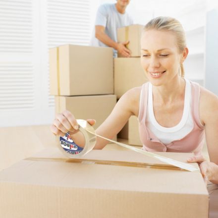 Клейкая лента упаковочная Unibob 72мм х 66м 45мкм прозрачная Клейкая лента упаковочная Unibob 72мм х 66м 45мкм прозрачная