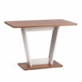 Стол обеденный TIBI нераздвижной ЛДСП, 68,6 х 110 х 75 см, Дуб Канзас/Пепел Стол обеденный TIBI нераздвижной ЛДСП, 68,6 х 110 х 75 см, Дуб Канзас/Пепел