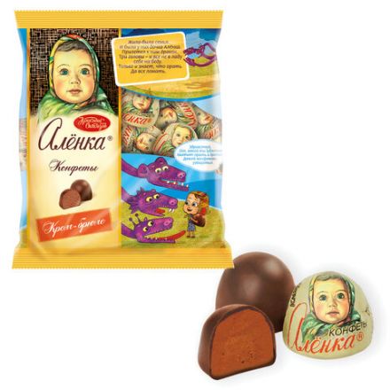 Конфеты шоколадные КРАСНЫЙ ОКТЯБРЬ "Аленка", крем-брюле, купол, 250 г, пакет, КО08238 Конфеты шоколадные КРАСНЫЙ ОКТЯБРЬ "Аленка", крем-брюле, купол, 250 г, пакет, КО08238