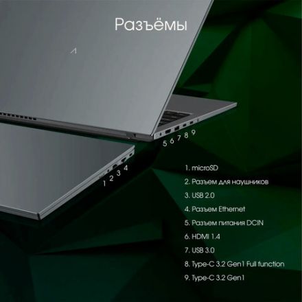 Ноутбук DIGMA Pro Fortis M 15,6", Core i3 10110U, 8 Гб, SSD 256 Гб, WIN 11 Prof, серый, DN15P3-8CXW05