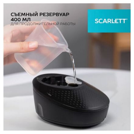 Отпариватель ручной SCARLETT SC-GS135S22, 1600 Вт, 25 г/мин, резервуар 0,4 л, 1 режим, черный Отпариватель ручной SCARLETT SC-GS135S22, 1600 Вт, 25 г/мин, резервуар 0,4 л, 1 режим, черный