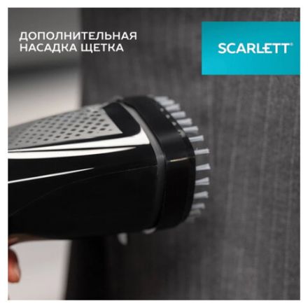Отпариватель ручной SCARLETT SC-GS135S22, 1600 Вт, 25 г/мин, резервуар 0,4 л, 1 режим, черный Отпариватель ручной SCARLETT SC-GS135S22, 1600 Вт, 25 г/мин, резервуар 0,4 л, 1 режим, черный